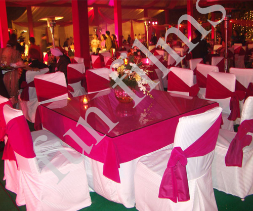 wedding seating setup