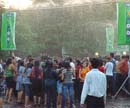 College fests rain dance
